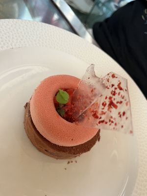 Chocolate and apricot  at New York Cafe Budapest in Budapest