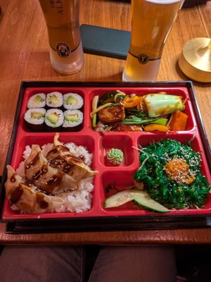 Vegan Bento Box at CUBO in Berlin