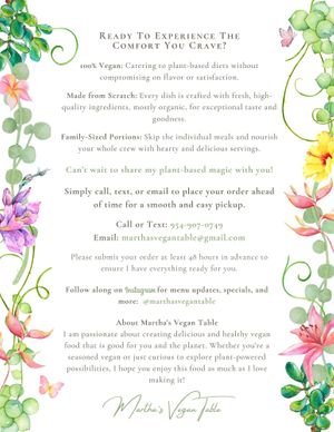  at Martha's Vegan Table in Sunrise