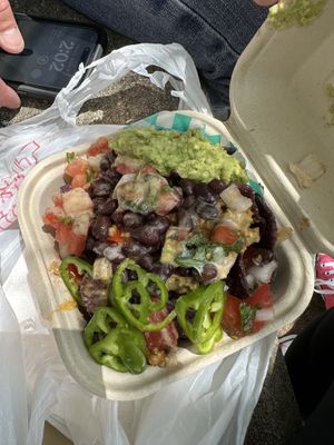 AMAZING nachos  at Leerah's Vegan Treats in Springfield