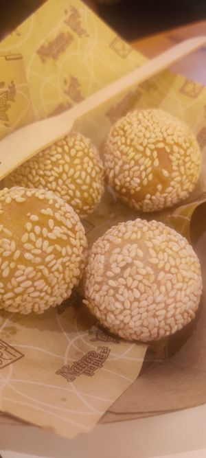 Sesame balls for dessert 😍 at BaoBao - Spagna in Rome