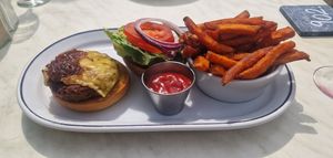 Beyond burger at The Lion  in Chelmsford