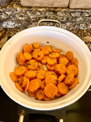 Maple glazed carrots  at Khayal Restaurant in Abu Dhabi