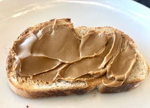 Sourdough toast with biscoff at Khayal Restaurant in Abu Dhabi