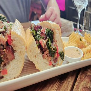 Steak Sandwich at The Uncanny in Portland