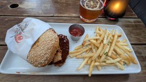 Korean Fried Chick'n at The Uncanny in Portland