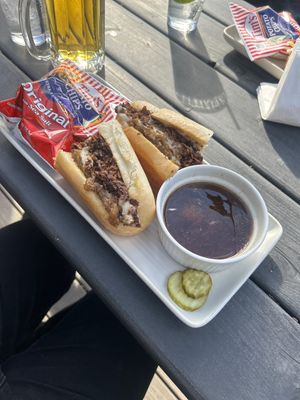 French dip  at The Uncanny in Portland
