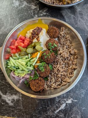 Falafel Bowl at Falafeleria - La Latina in Madrid