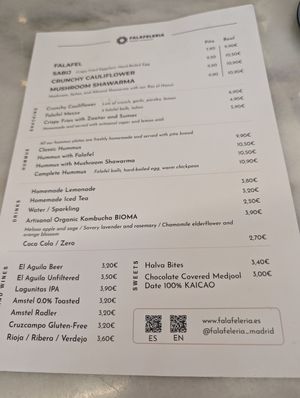  at Falafeleria - La Latina in Madrid