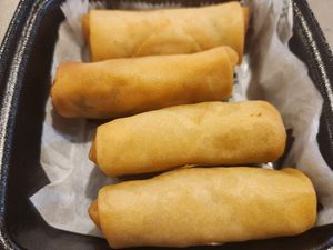 Spring rolls at Lau Ba Thai in Melissa