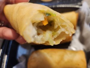 Spring rolls at Lau Ba Thai in Melissa