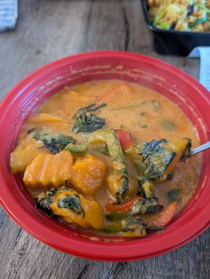 Pumpkin curry, SO delicious! at Baan Thai in Santa Maria