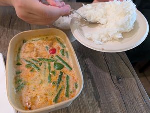 Panang curry was delicious at Baan Thai in Santa Maria