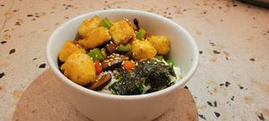 Sweet Sour Tofu at Dal Bistro Coreano in Mexico City