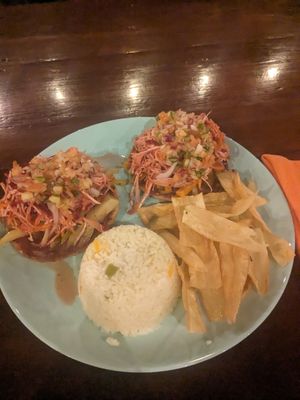 Tostadas at Finca Mystica in Ometepe