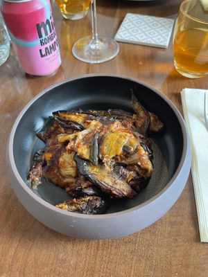 Melanzana alla parmigiana con provola veg   at Samsara in Brugherio