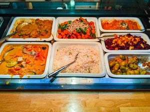 Today's buffet offerings at Sattgrün - Hafen at Sattgrün - Hafen in Dusseldorf