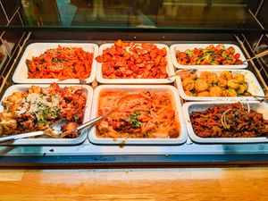 Today's buffet offerings at Sattgrün - Hafen at Sattgrün - Hafen in Dusseldorf