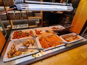 Counter buffet at Sattgrün - Hafen in Dusseldorf