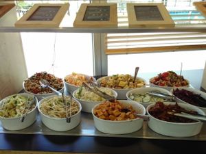 buffet at Sattgrün - Hafen in Dusseldorf