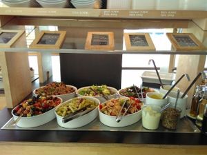 buffet at Sattgrün - Hafen in Dusseldorf