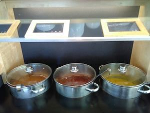 soup station at Sattgrün - Hafen in Dusseldorf