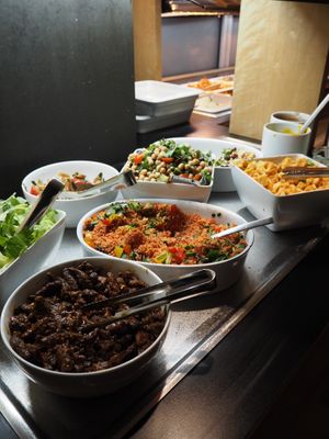 We eat 2 at Sattgrün - Hafen in Dusseldorf