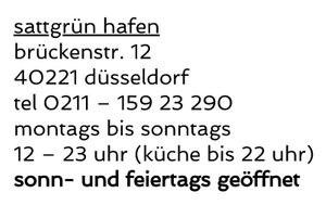 Supposed to be open at Sattgrün - Hafen in Dusseldorf