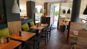 New look after redecoration (2020) at Sattgrün - Hafen in Dusseldorf