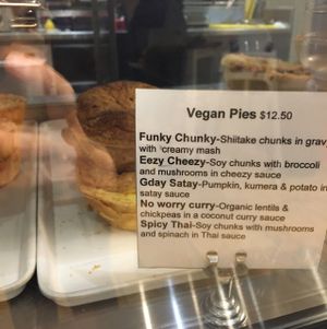 pies!! at Dymocks Melbourne Cafe in Melbourne