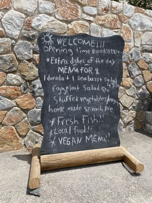 Menu   at Elafonisi Resort by Kalomirakis Family in Crete