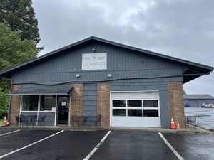 The cafe near ARCO gas station.  Can’t miss  at Compass Coffee Roasting in Vancouver