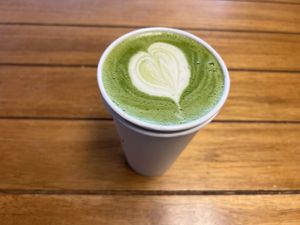 I 🫶 matcha!  at Compass Coffee Roasting in Vancouver