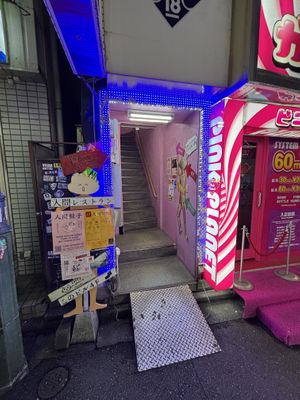 Entrance  at Ningen Restaurant in Tokyo