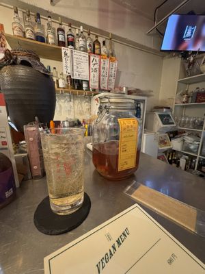   at Ningen Restaurant in Tokyo