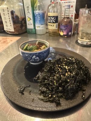   at Ningen Restaurant in Tokyo