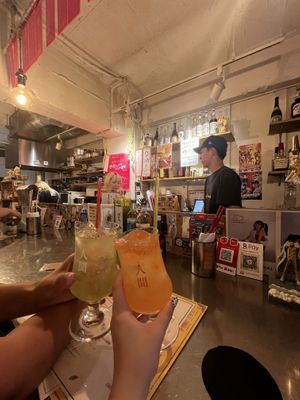   at Ningen Restaurant in Tokyo