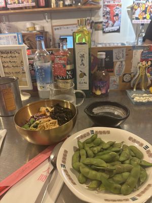   at Ningen Restaurant in Tokyo