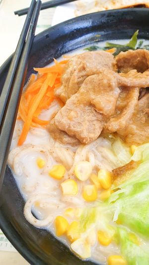 Try any of their many soup noods and you won't be disappointed. They have a special soy milk based broth that you should ask the boss man about too. at Jade Vegetarian - Jane Heart in Kowloon