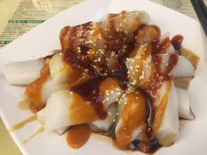 Rice rolls at Jade Vegetarian - Jane Heart in Kowloon