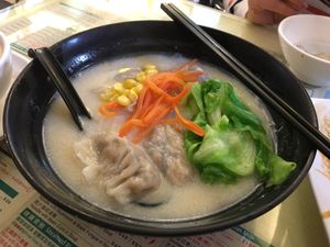 Soup dumplings at Jade Vegetarian - Jane Heart in Kowloon