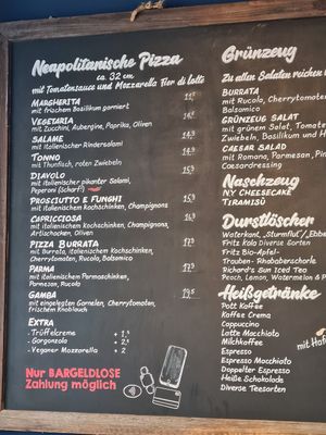 Extra: veganer Mozzarella at Teigbude in Timmendorfer Strand