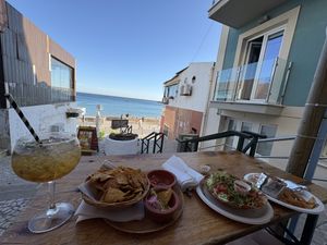 The view  at Tacos Pexito in Sesimbra