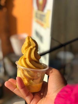 Soft serve Passion & Pineapple at King David's Ice Cream in Nairobi