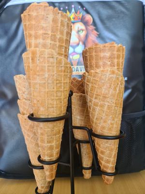 Our very own proud Cone made regular & (Gluten free options) available at King David's Ice Cream in Nairobi