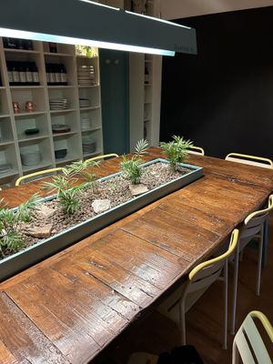 Large dining table  at Giardini 36 in Cisternino