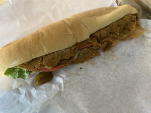 Frank, the Italiann  at Providence Vegan Deli in Providence