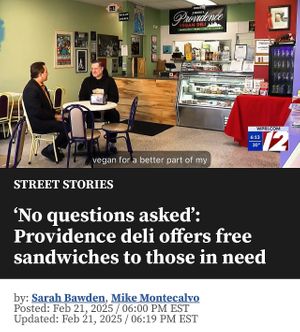  at Providence Vegan Deli in Providence