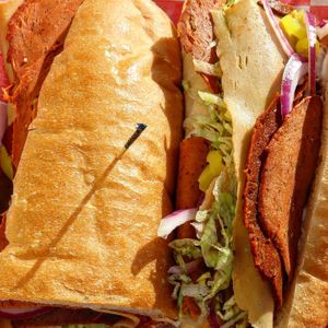 Frank the Italian Sub,  at Providence Vegan Deli in Providence