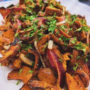 Sweet Potato Hash at Providence Vegan Deli in Providence